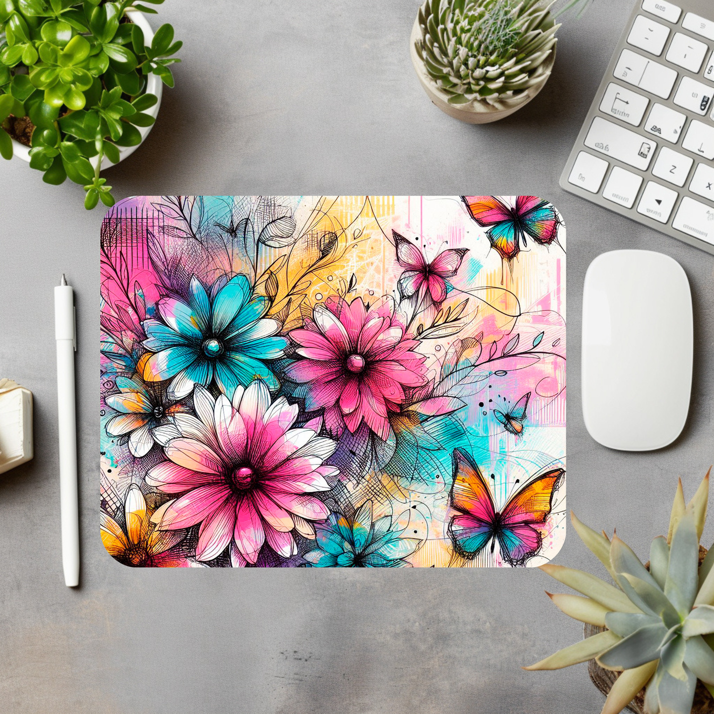 Floral Mouse pad