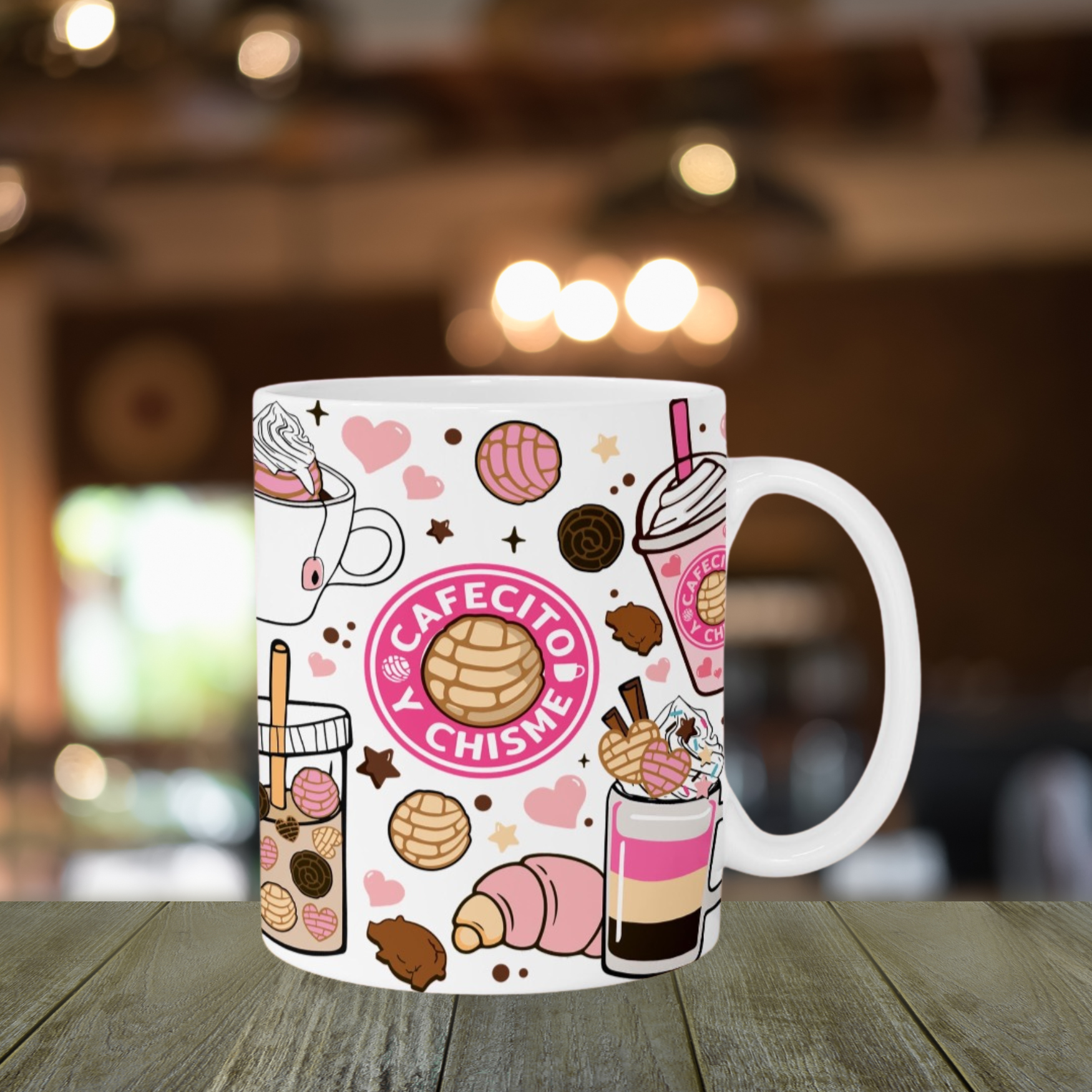 Cafesito Y Chisme 15oz mug