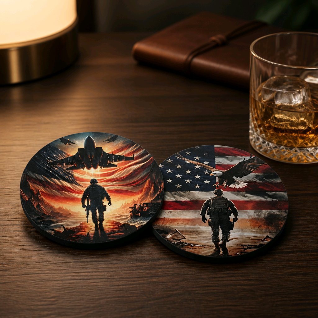 Soldiers coaster set