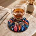 Dreamcatcher 4" ceramic coaster ( single )
