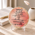 I abandon old habits 4" ceramic coaster ( single )