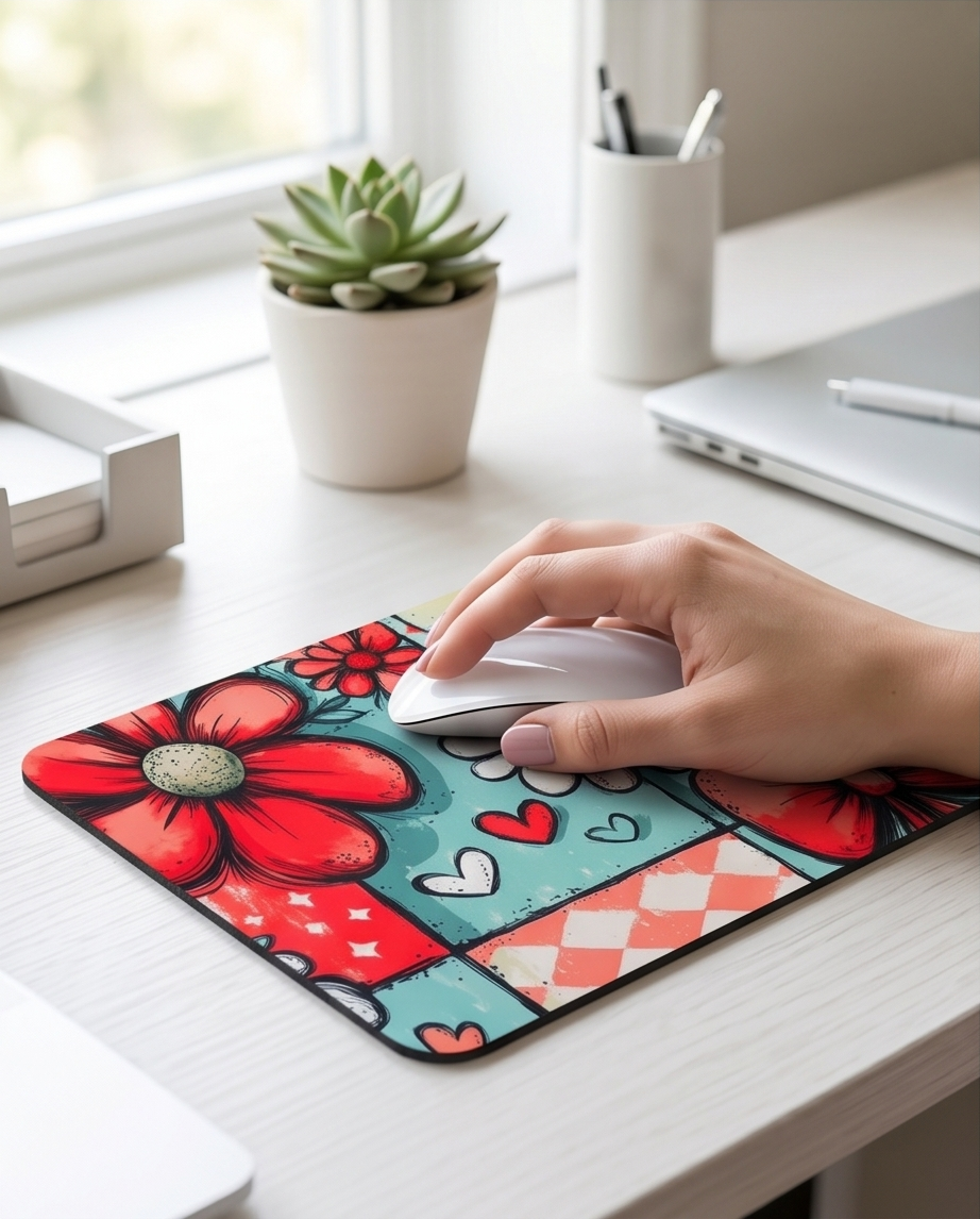Daisies Mouse pad