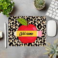 Leopard/Apple Mouse Pad - Personalized