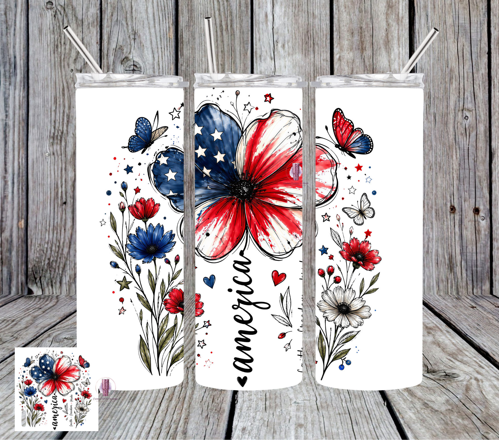 America 20oz Tumbler