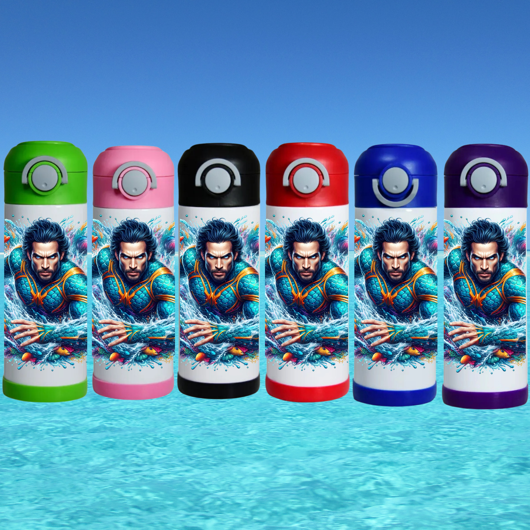 Aquaman 12 oz Sippy Cups