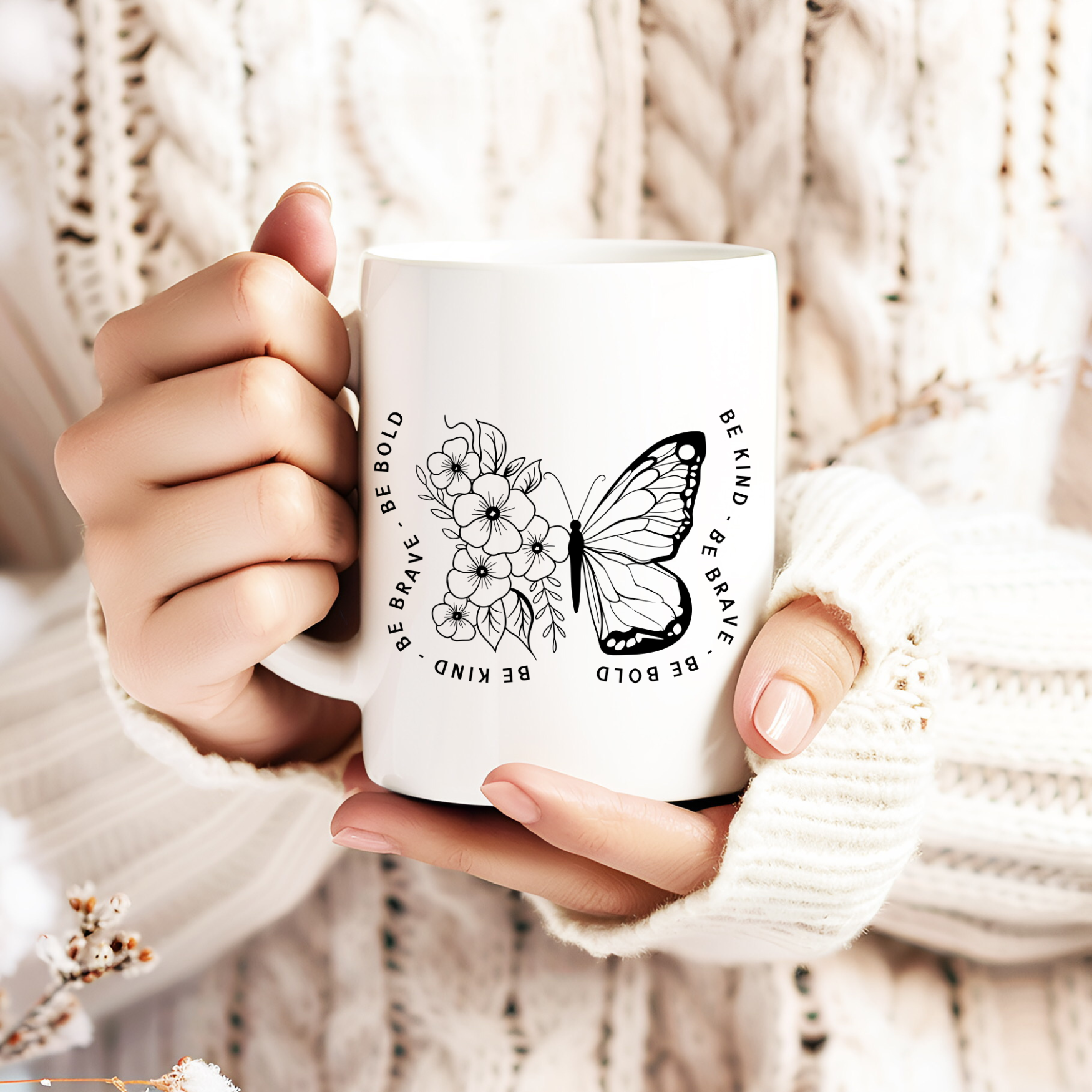 Be kind, Be brave, Be bold / 15oz Mug