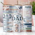 Best DAD ever 20oz Tumbler