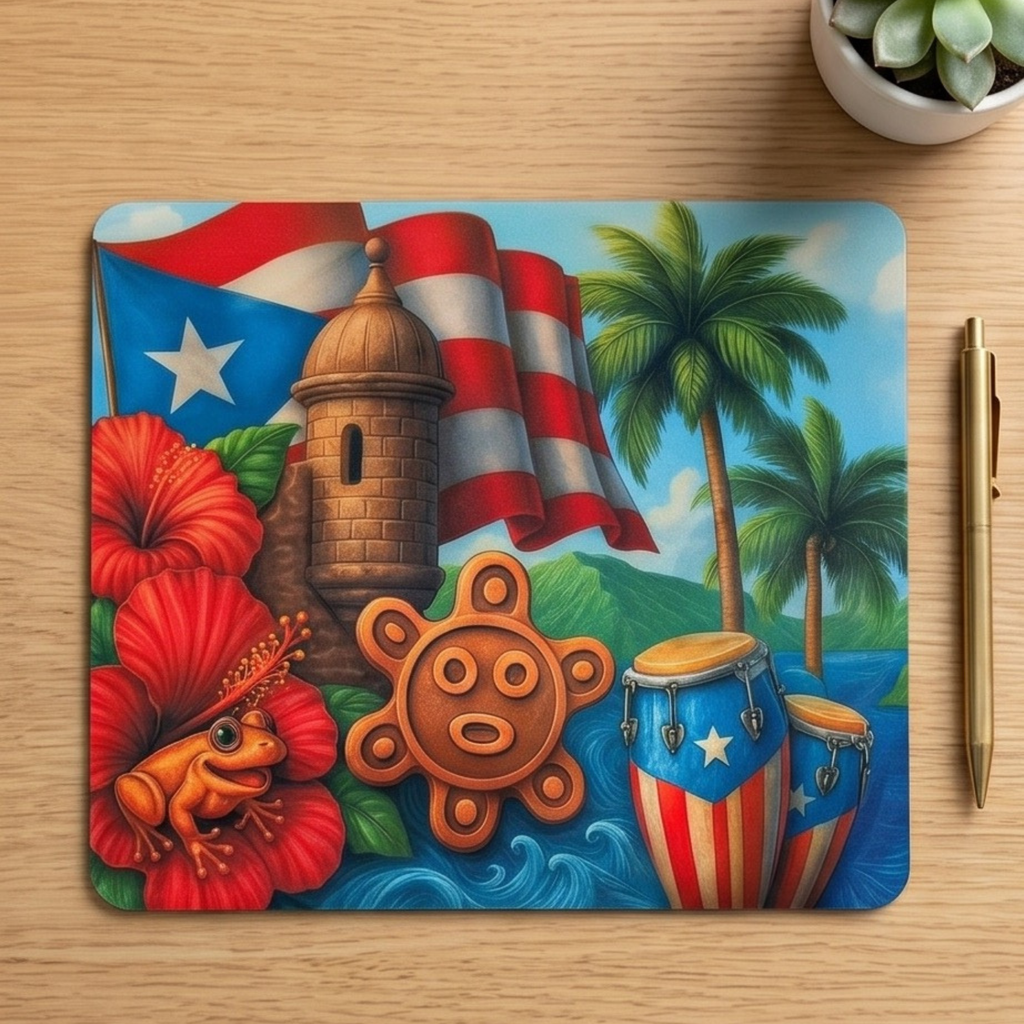 Boricua Mouse pad