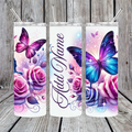 Butterfly Floral Personalized