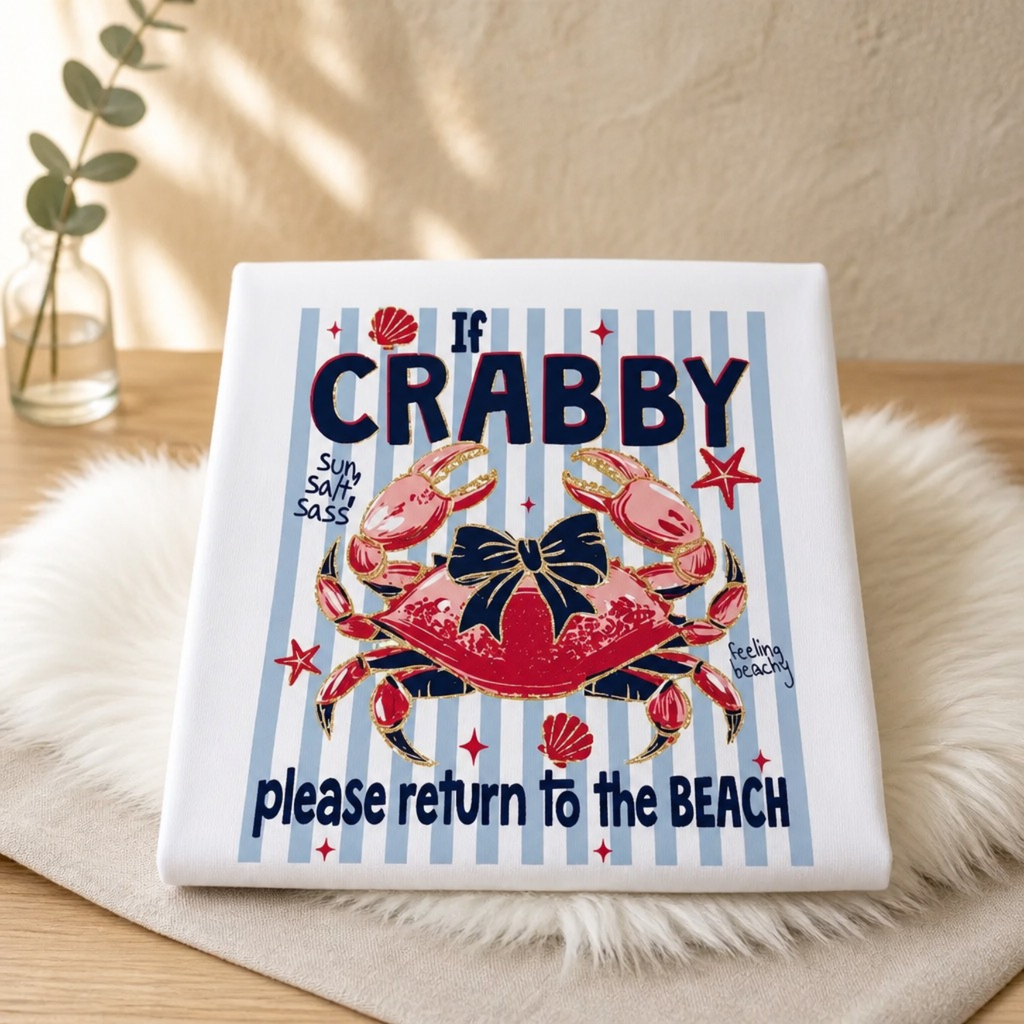 If Crabby Please return to the beach