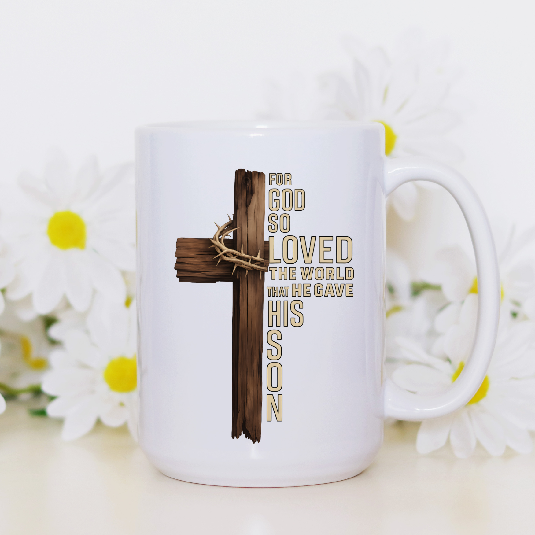 For God so loved the world / 15oz mug