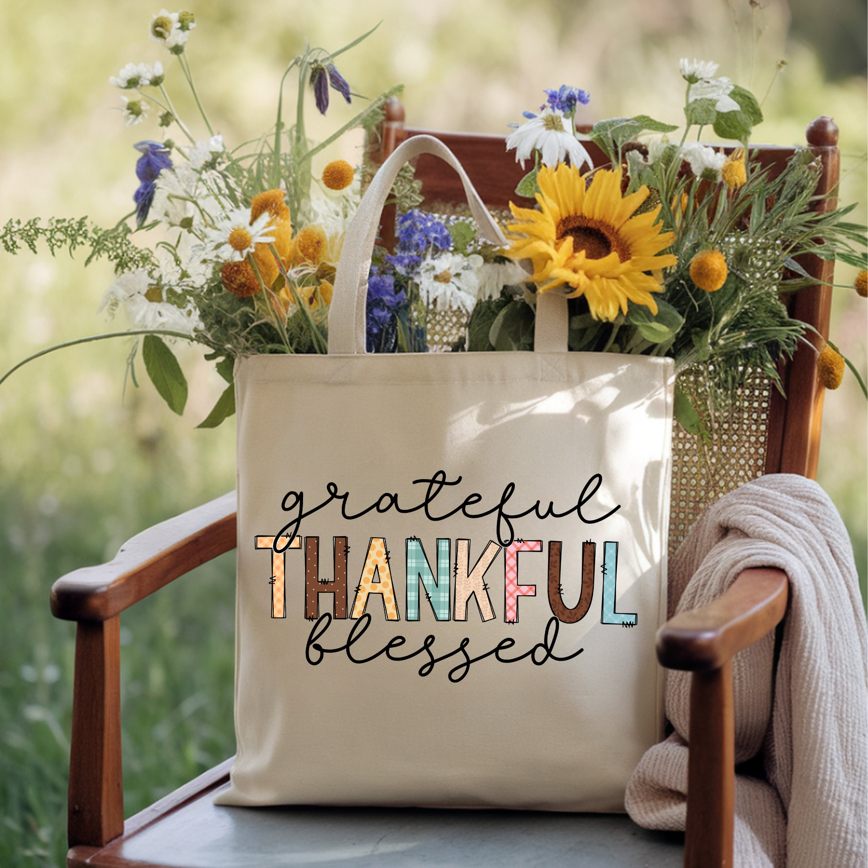 Grateful Thankful Blessed