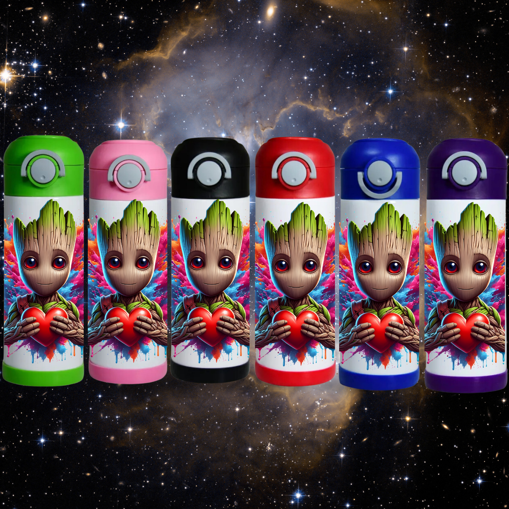 Baby Groot 12 oz Sippy Cups