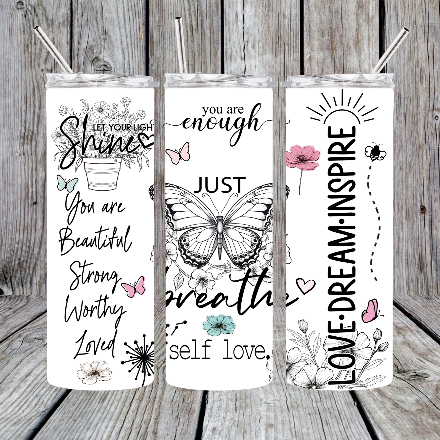 Love - Dream - Inspire 20oz Tumbler