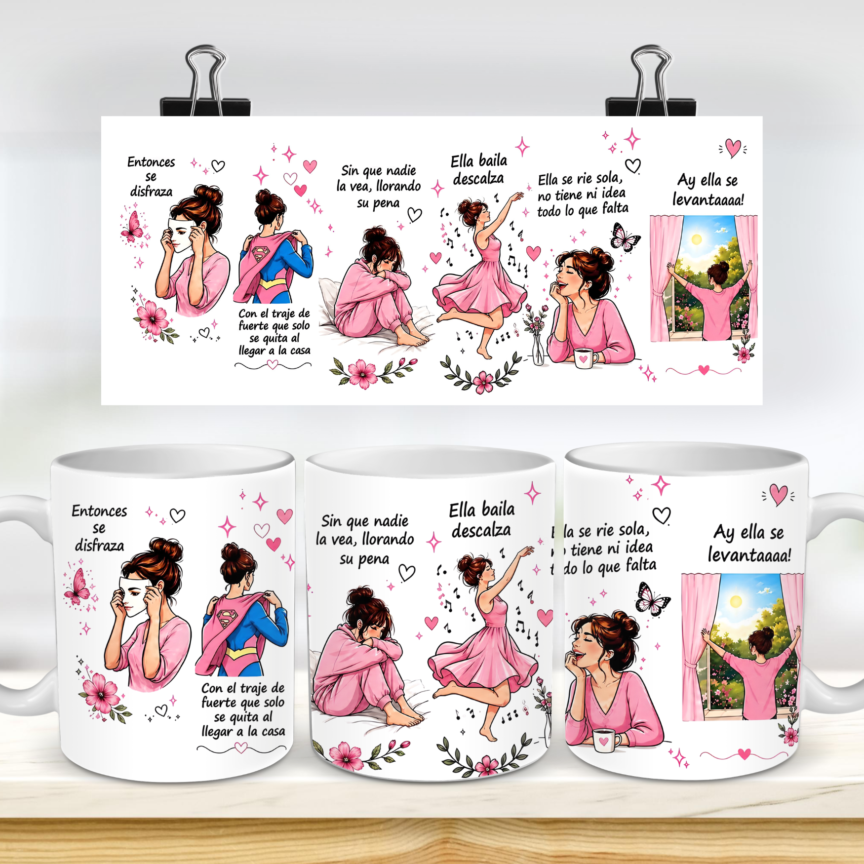 La niña que fui - Pink 12oz Mug