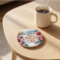 Let them 4" ceramic coaster
