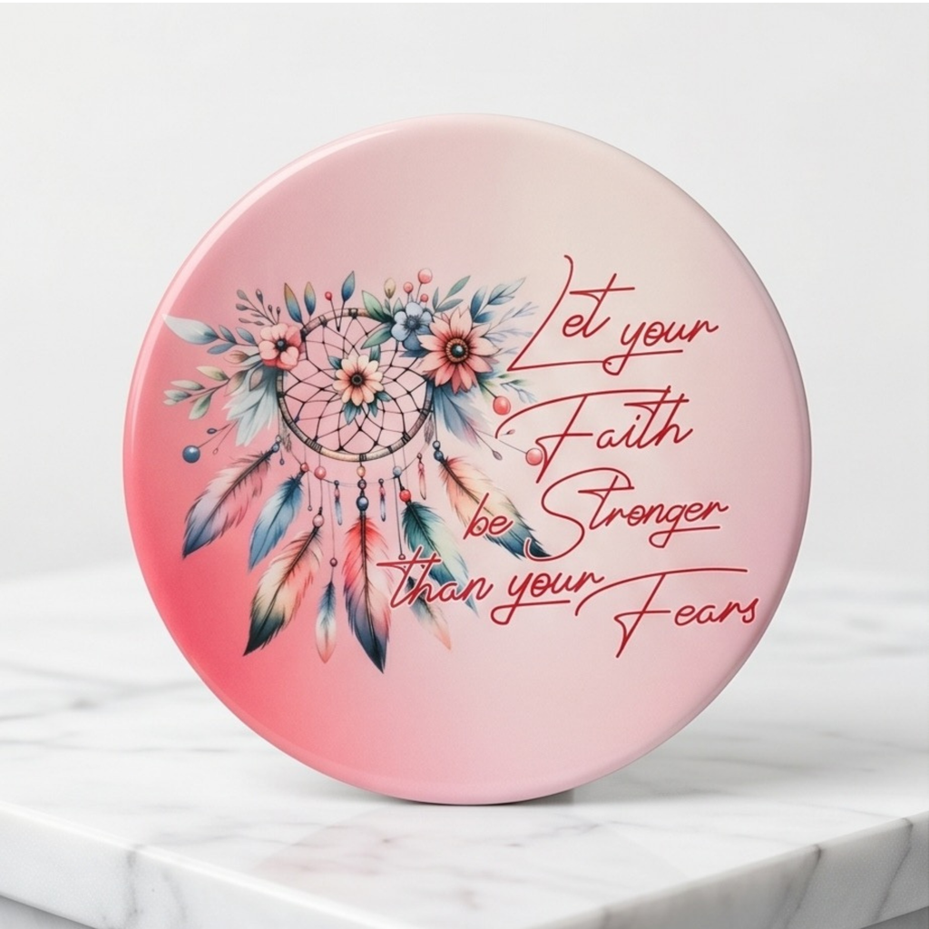 Let your faith be stronger than your fear - PINK