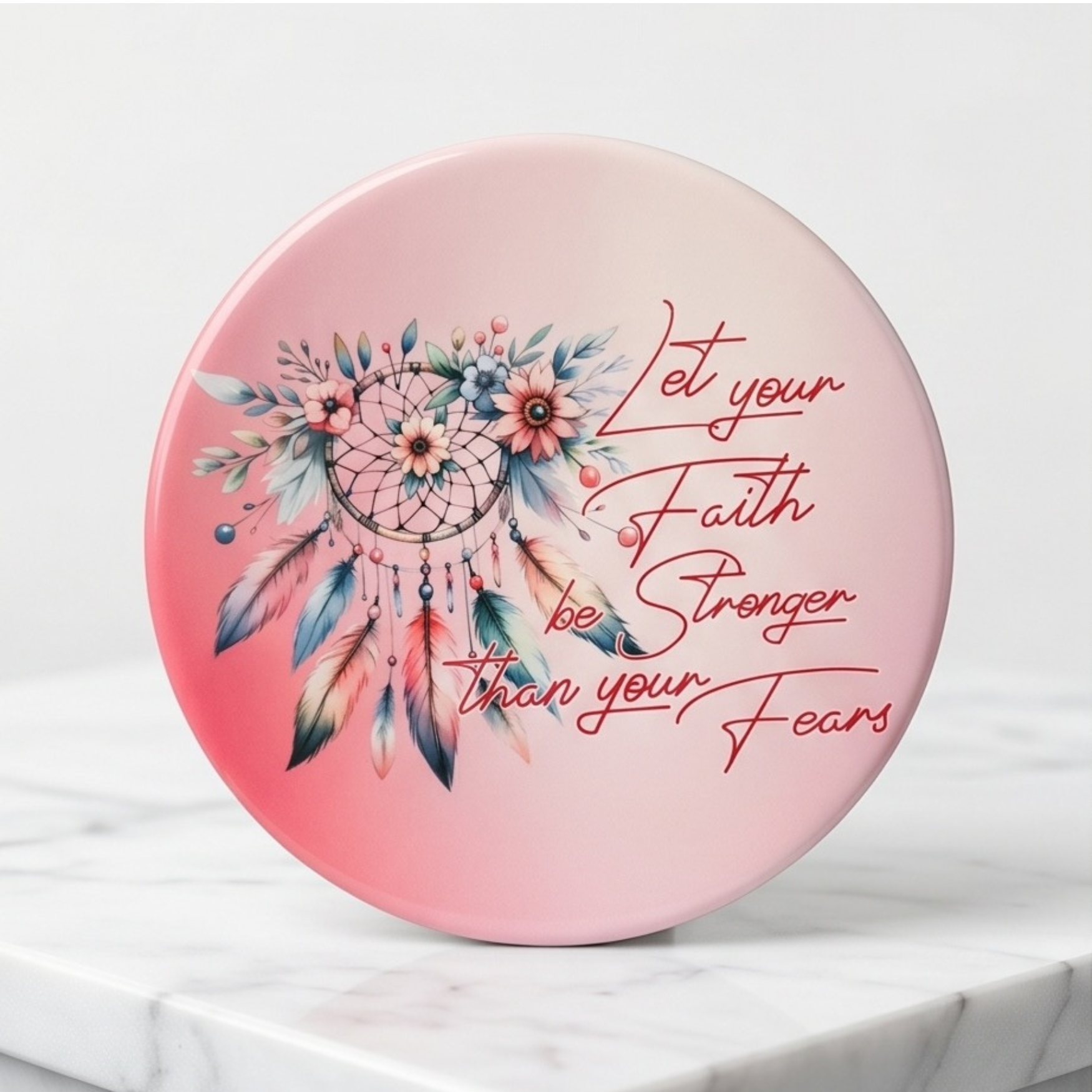 Let your faith be stronger than your fear - PINK