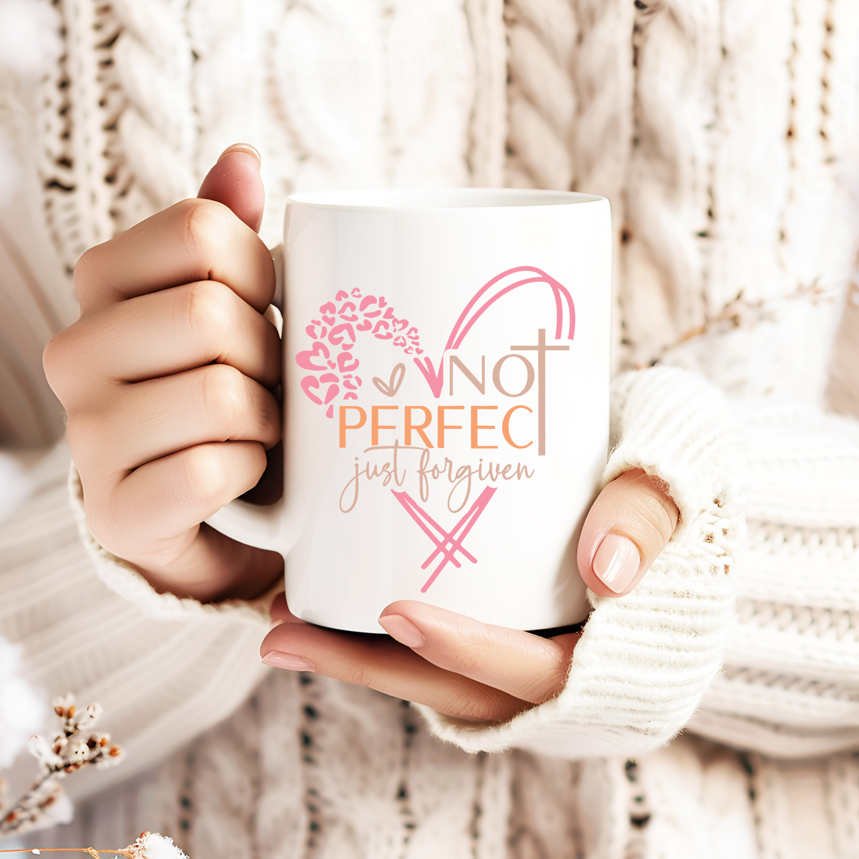 Not perfect just forgiven / 15oz mug