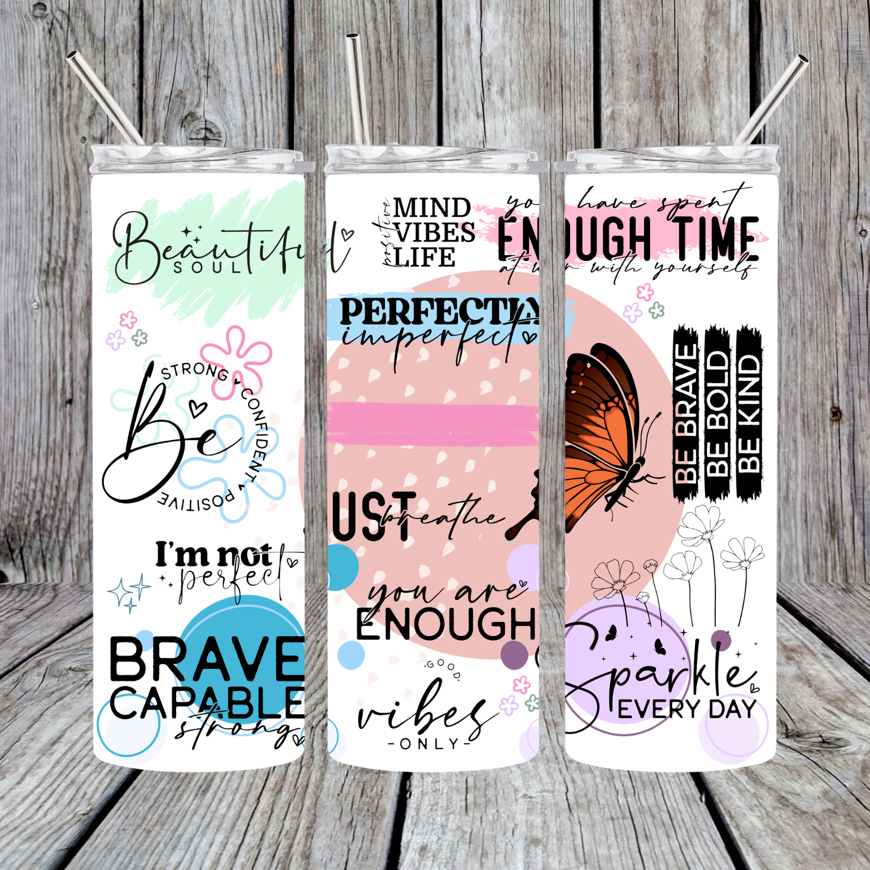 Perfectly Imperfect Personalized 20oz Tumbler