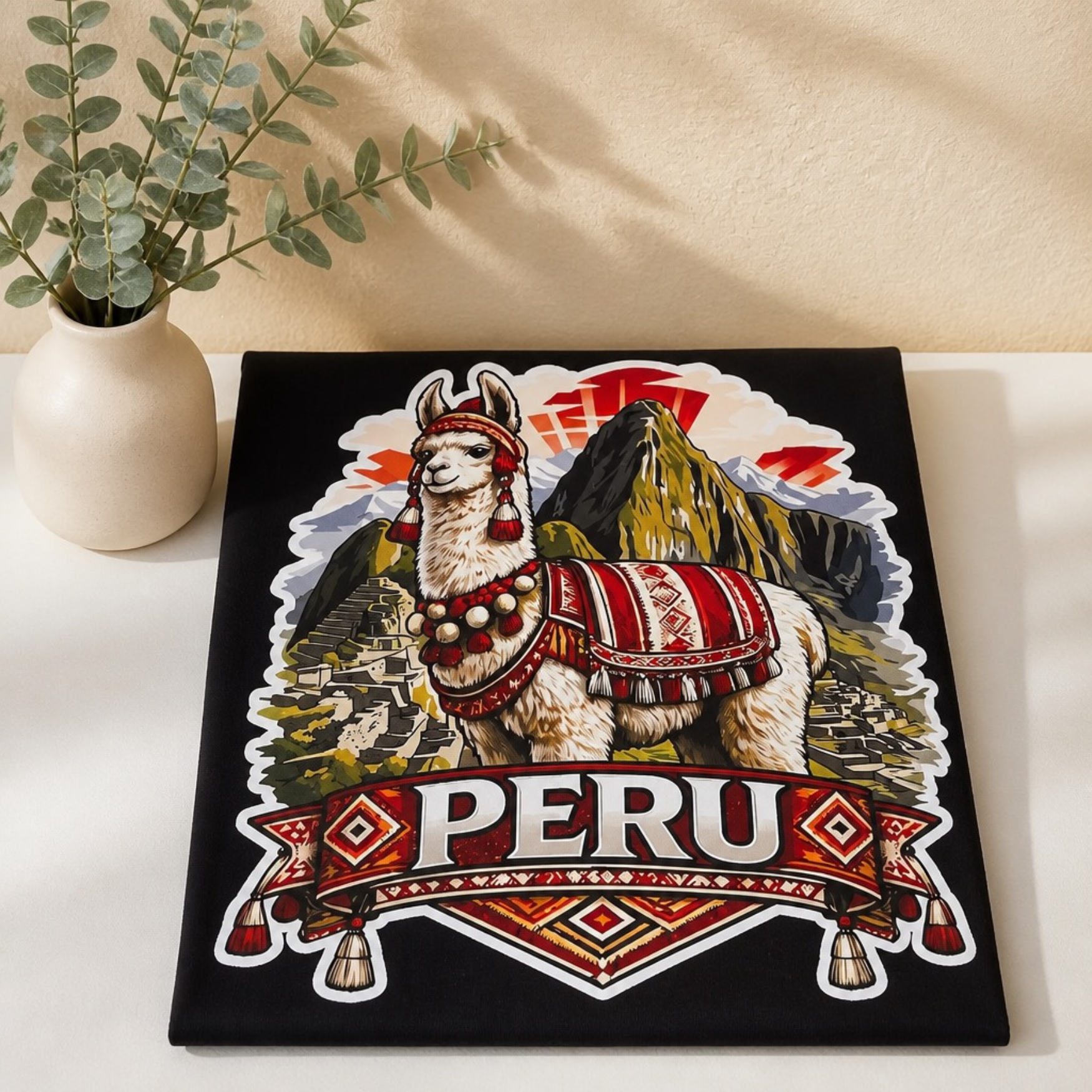 Peru Llama Adult T-Shirt