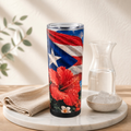 Personalized Puerto Rico Flag Speaker Tumbler