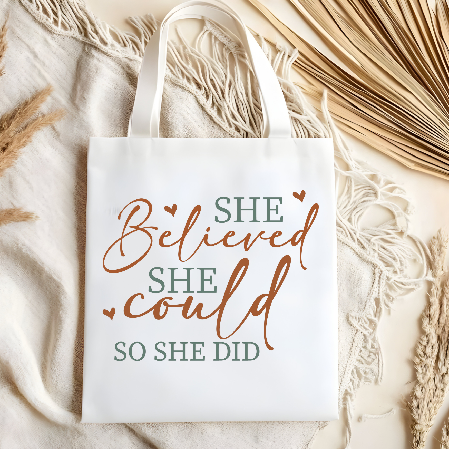 She believed she could so she did