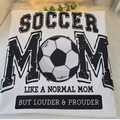 Soccer MOM Fron & Back - Tshirt