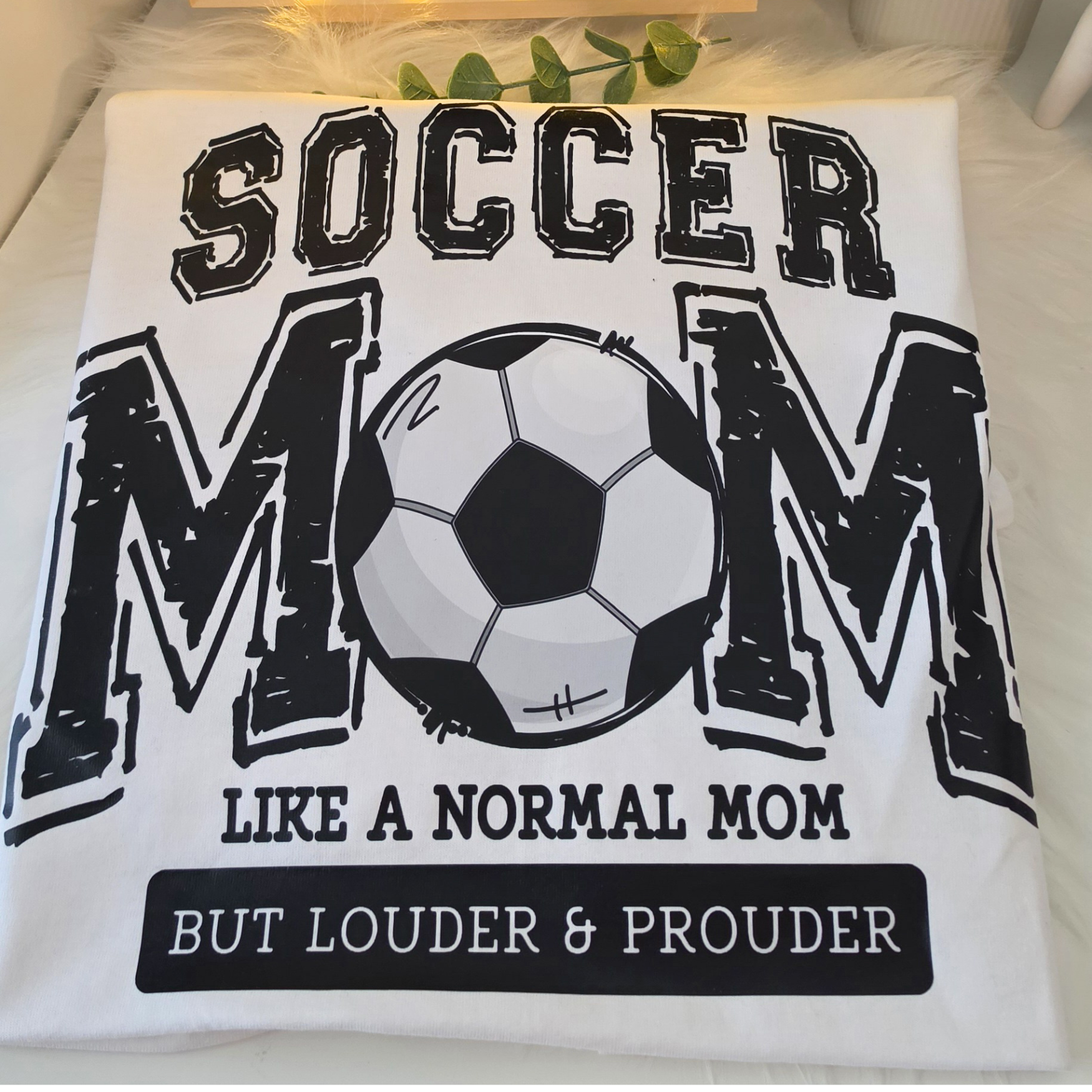 Soccer MOM Fron & Back - Tshirt