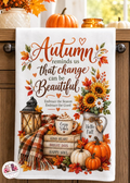 Autumn reminds us that change can be Beautiful (set of 2)