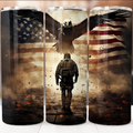 Soldier/Eagle 20oz Tumbler