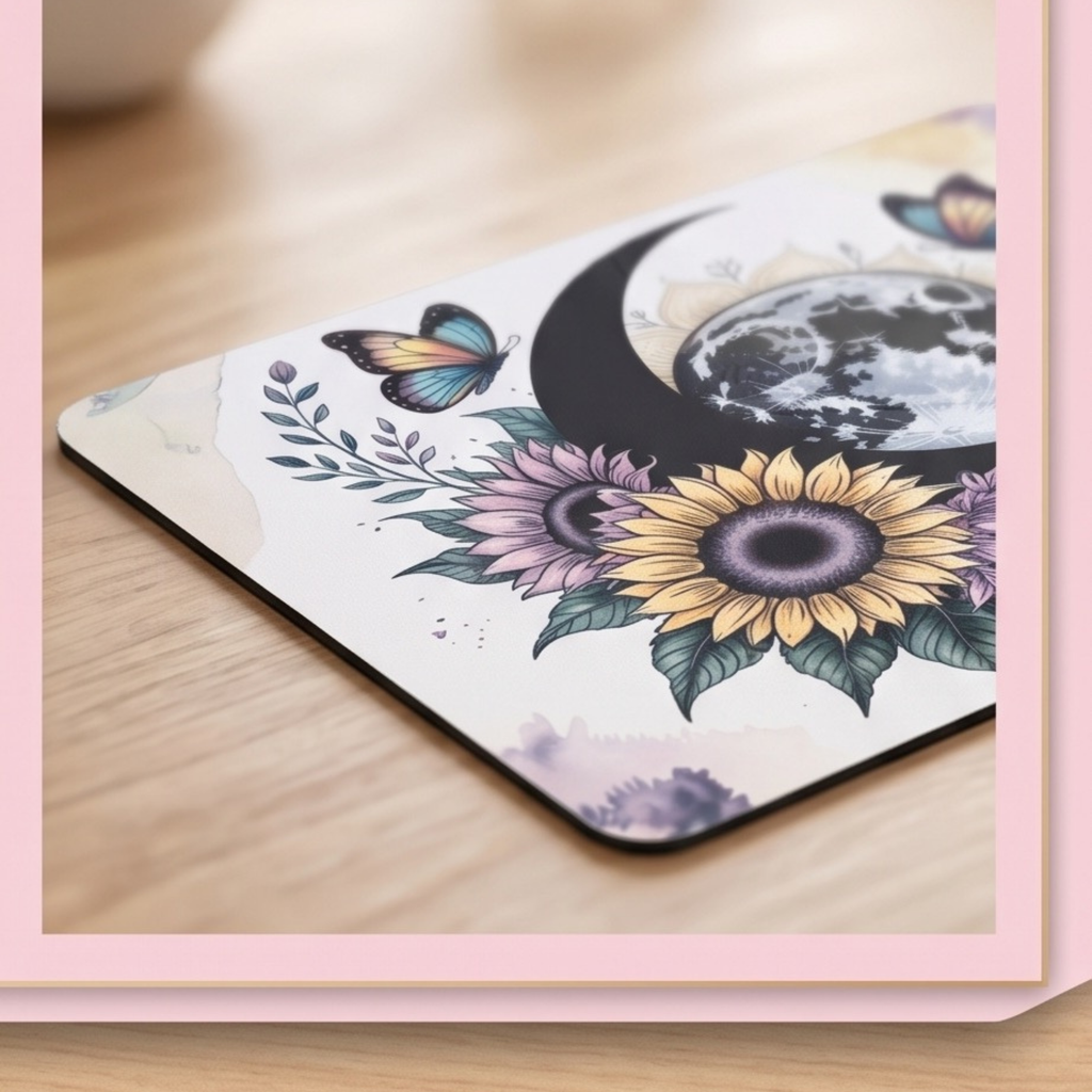 Sunflower/Moon Mouse pad
