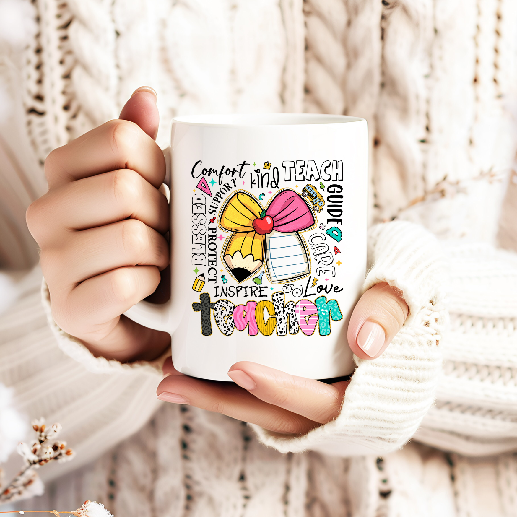 Teach Inspirational Quotes / 15oz mug