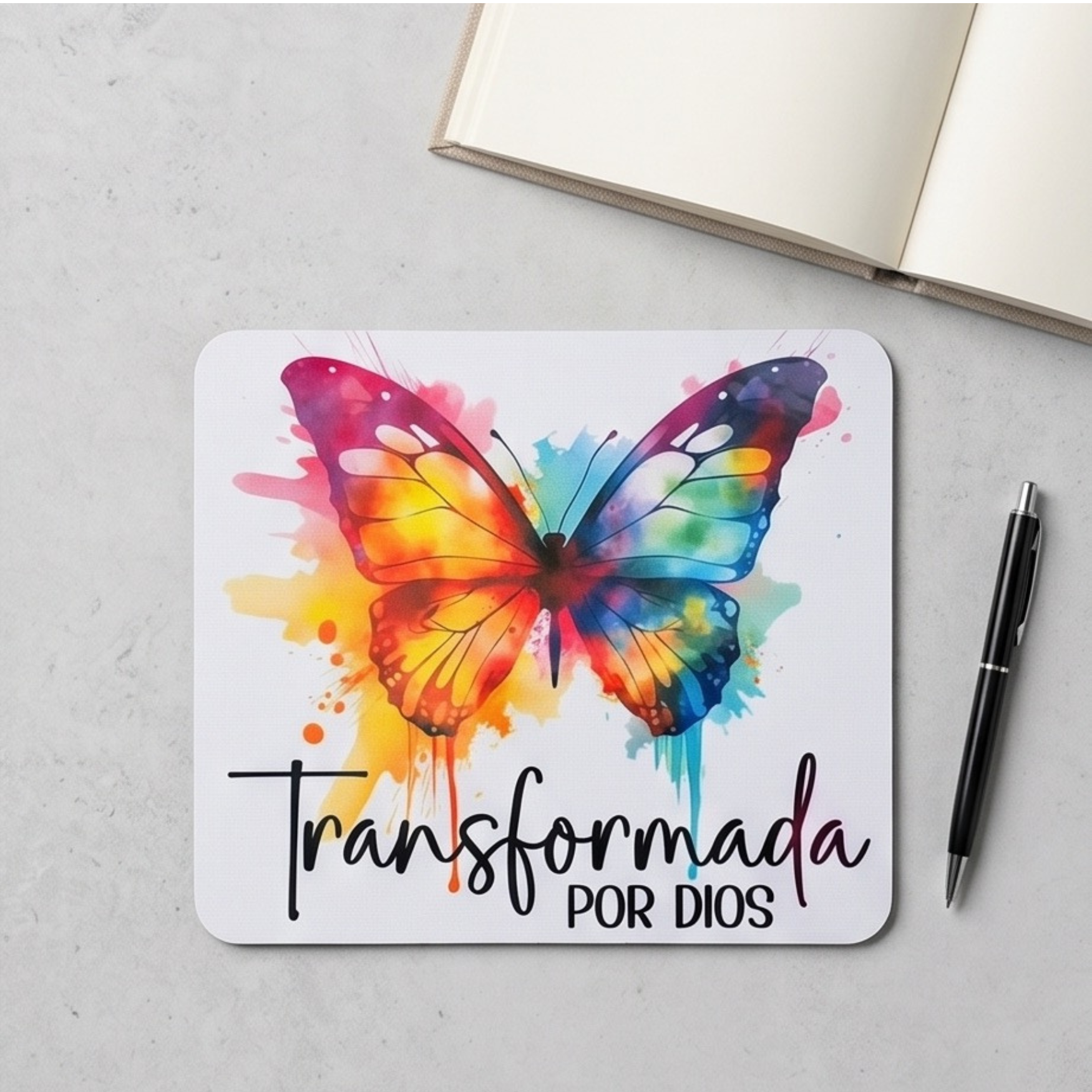 Transformada por Dios Mouse pad