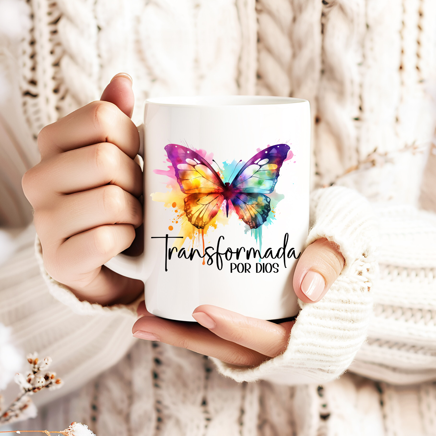 Transformada por Dios / 15oz mug