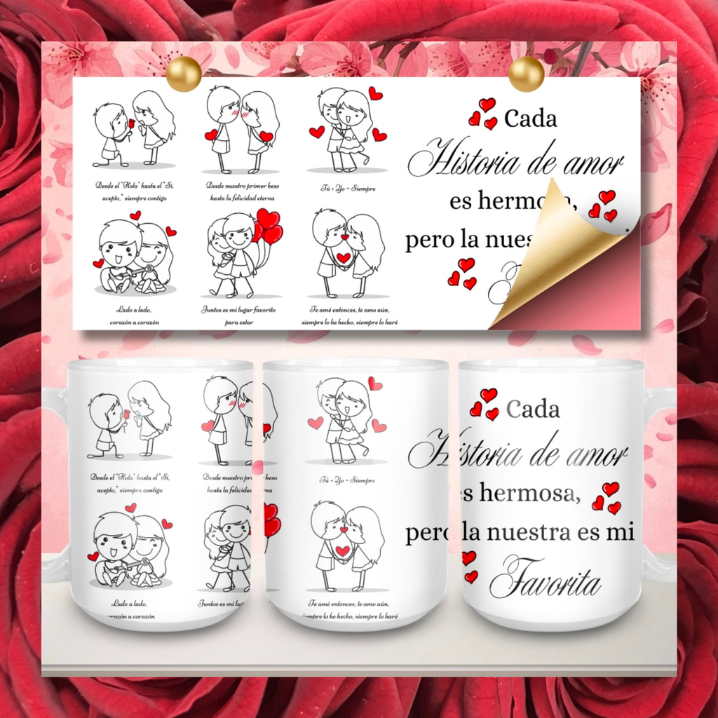 Historia de AMOR / 15oz mug