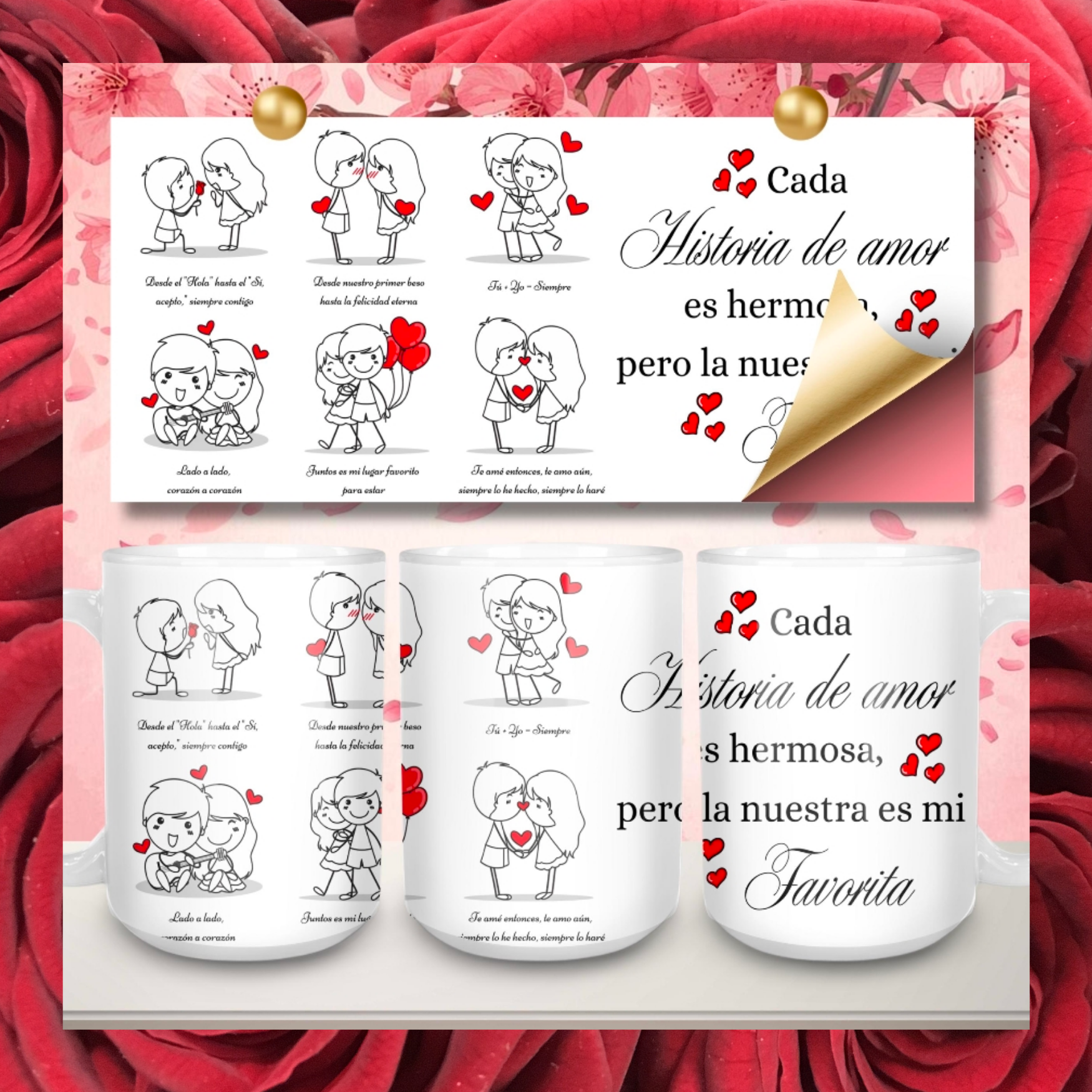 Historia de AMOR / 15oz mug