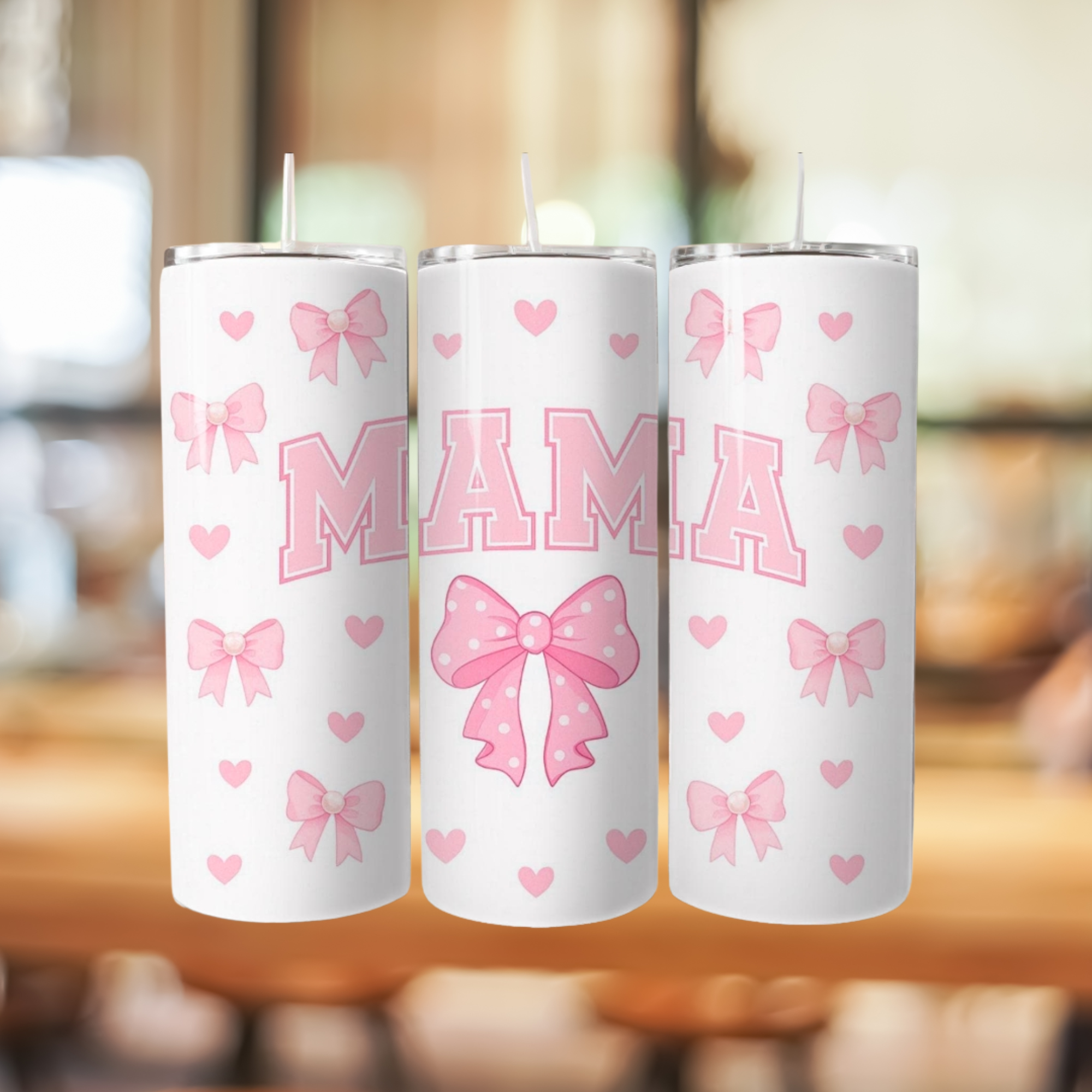 Mama/Bow 20oz Tumbler