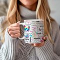 MOM personalized with kids name mug / 15oz mug