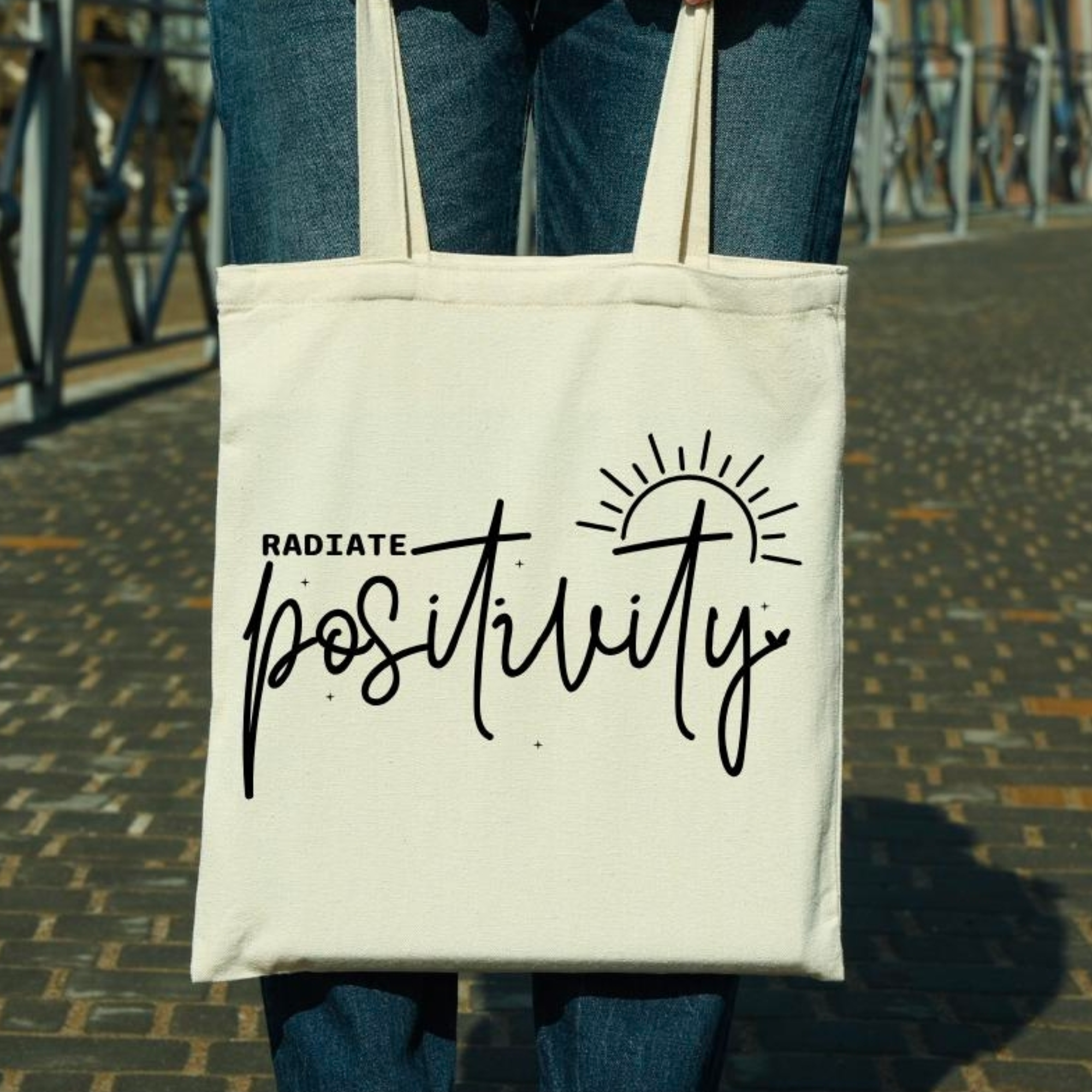 Radiate Positivity Tote bag