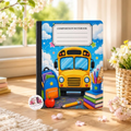 Bus theme Composition Notebook