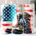 Boots/America Flag 20oz Tumbler
