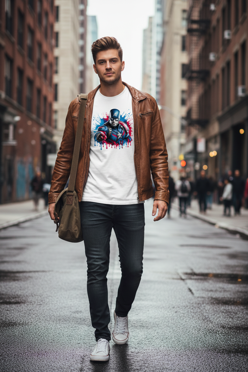 Captain America - Lifestyle Mockup