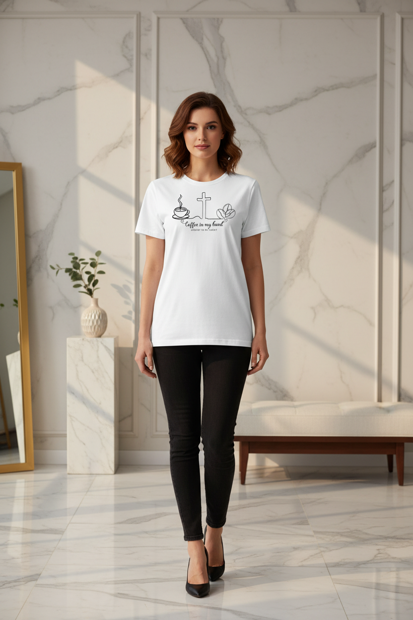 Christ In My Heart - Elegant Model Mockup