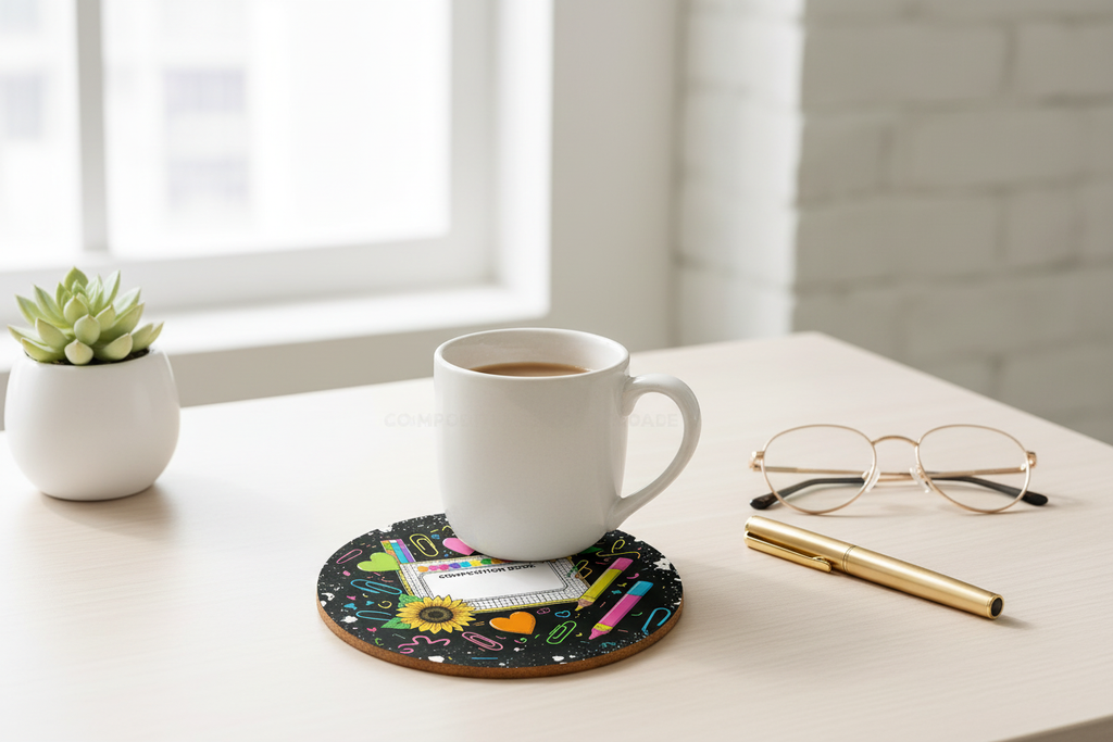 Composition Notebook Office Mockup