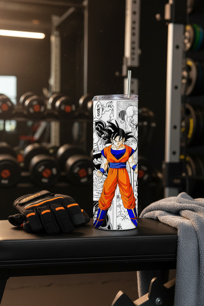 Dragon Ball Z Tumbler – Gym Setting