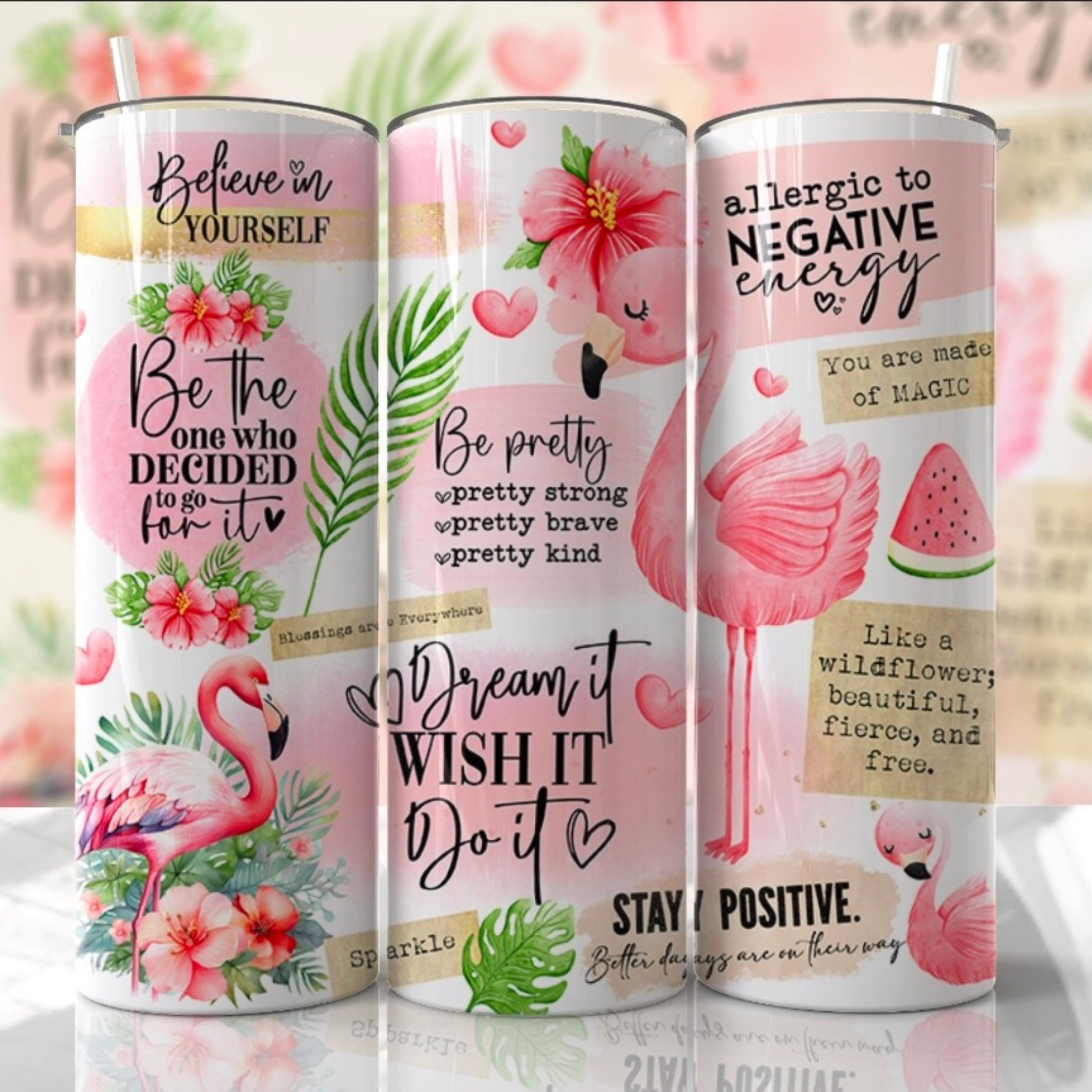 Flamingo 20oz Tumbler