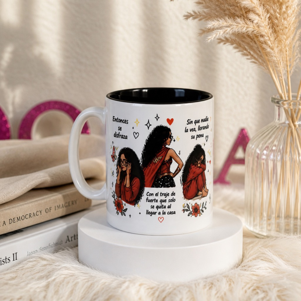 La niña que fui 15oz ceramic mug