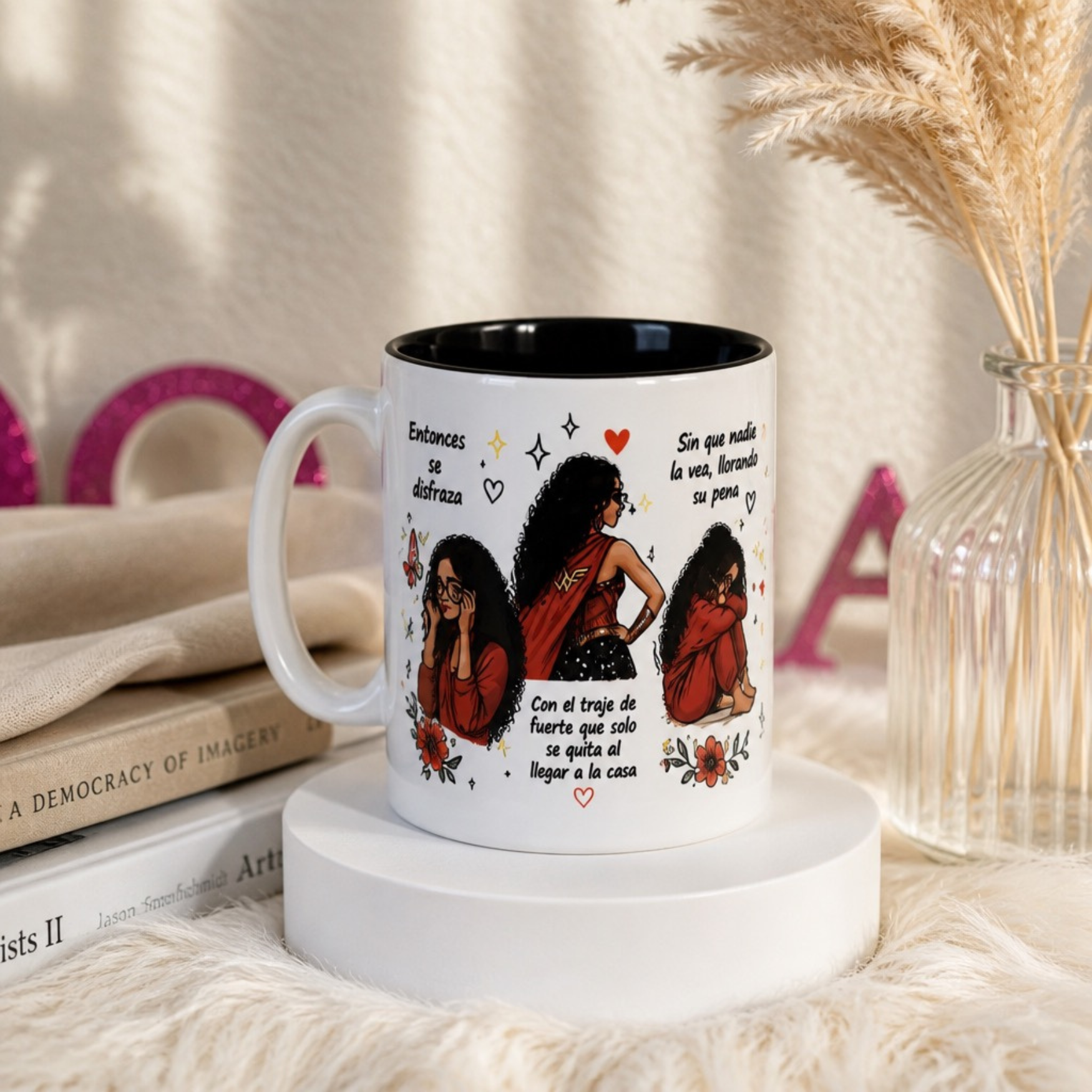 La niña que fui 15oz ceramic mug