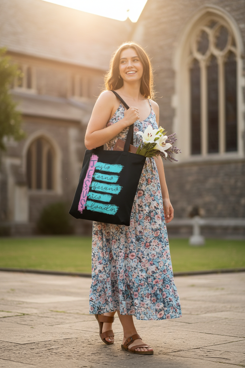 Jesus Tote Bag - Sunday Service